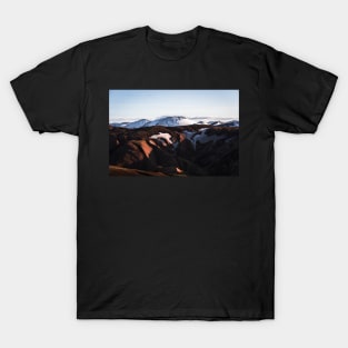 Landmannalaugar Rainbow Mountains in Highlands of Iceland T-Shirt